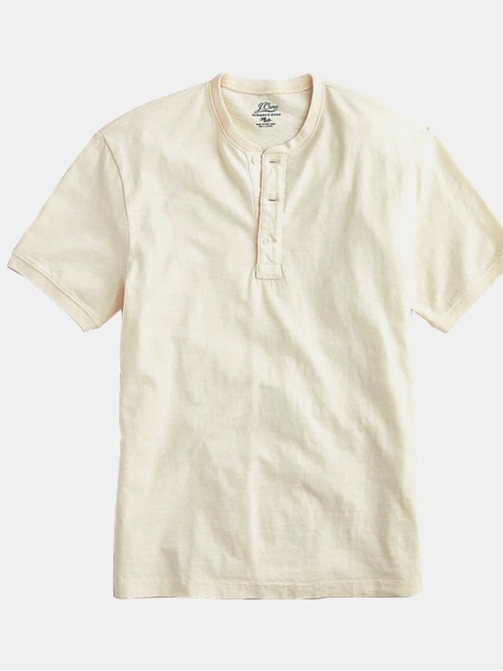 J. Crew Garment-Dyed Henley T-Shirt